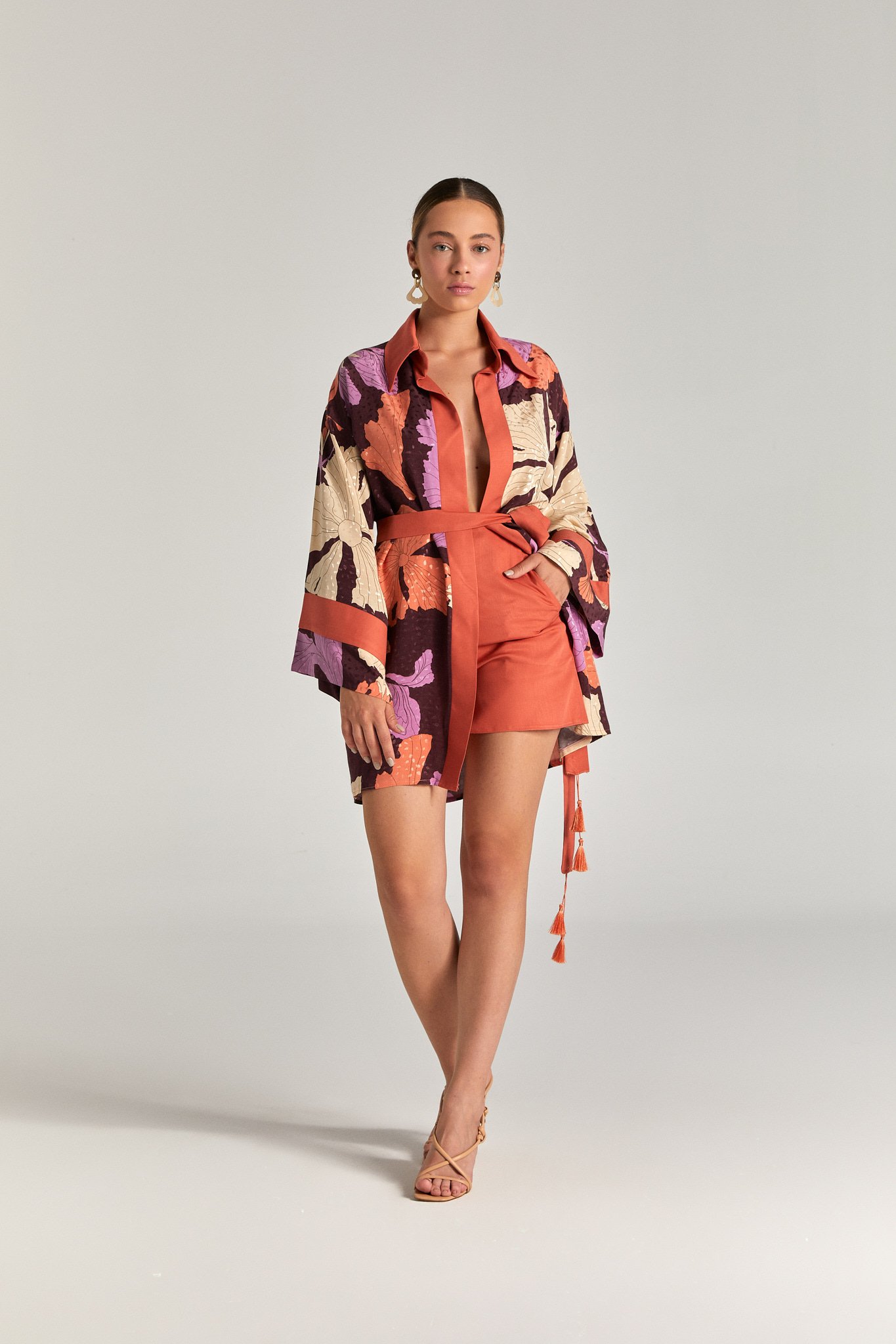 Şortlu Kimono Takım