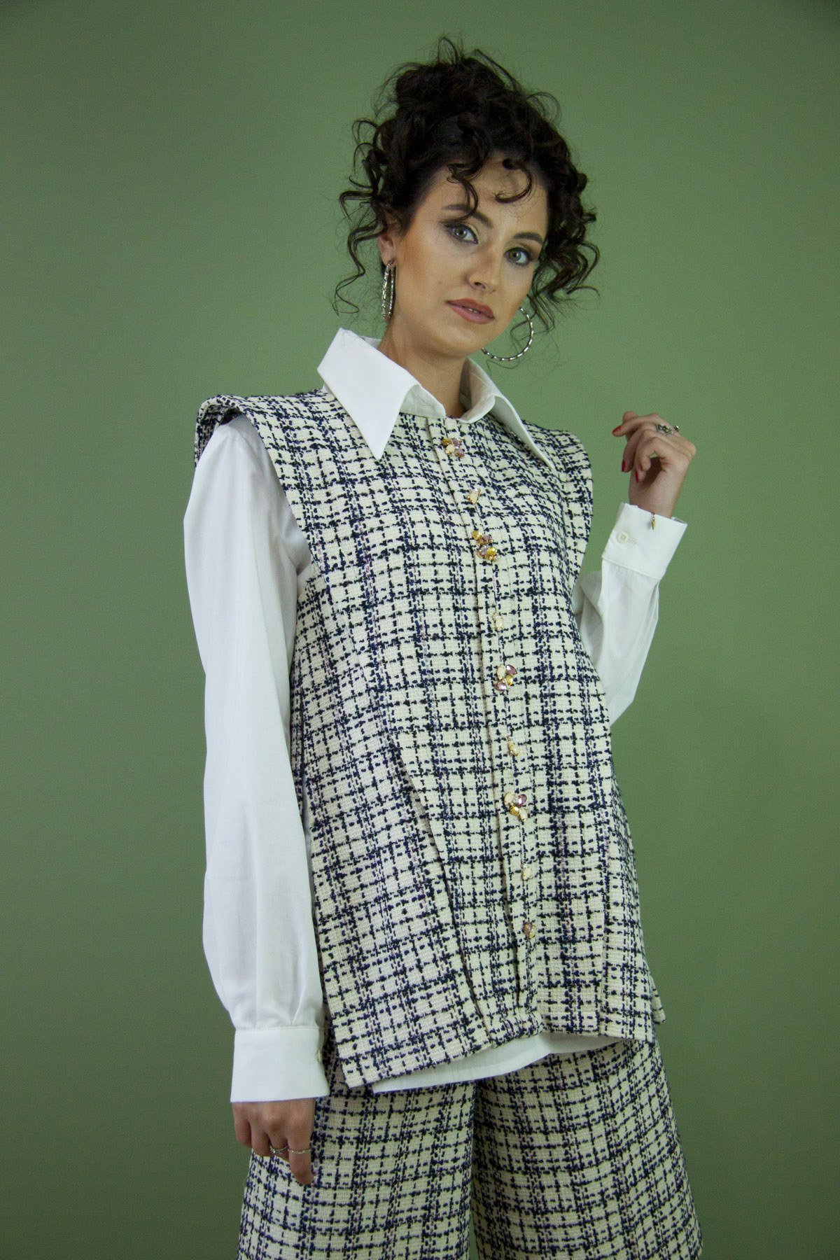 Tüvid Kumaş Şortlu Takım