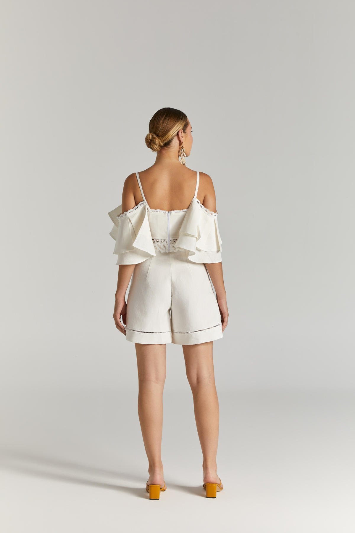 Mono, Beyaz  Bluz Şort Takım