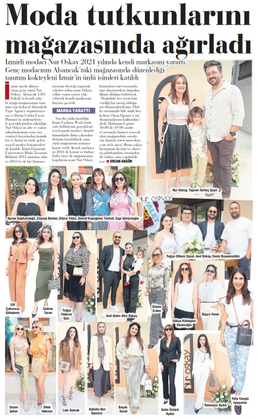 Moda tutkunlarını mağazasında ağırladı
